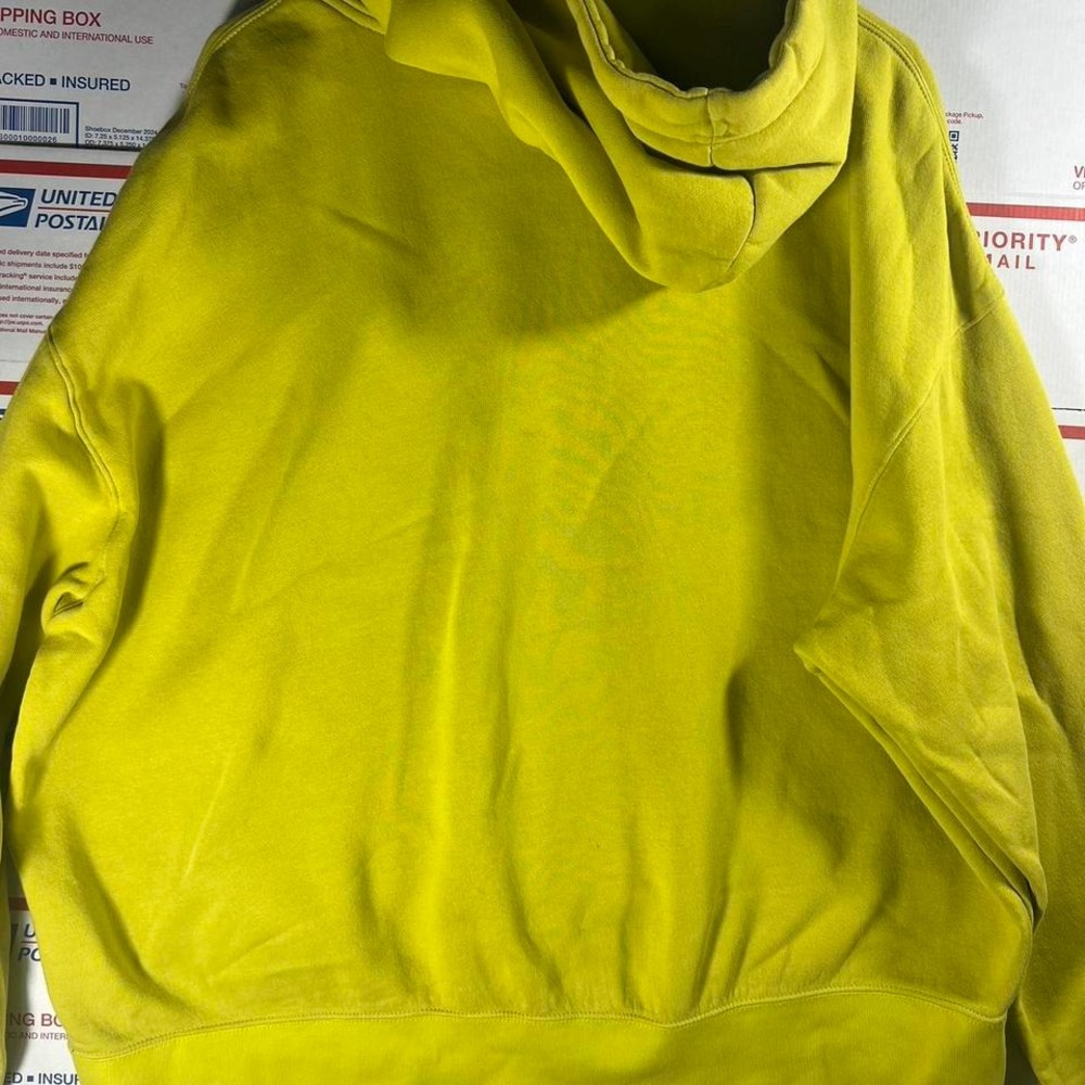 Nike‎ Men's Hoodie Neon Green - Picture 6 of 6